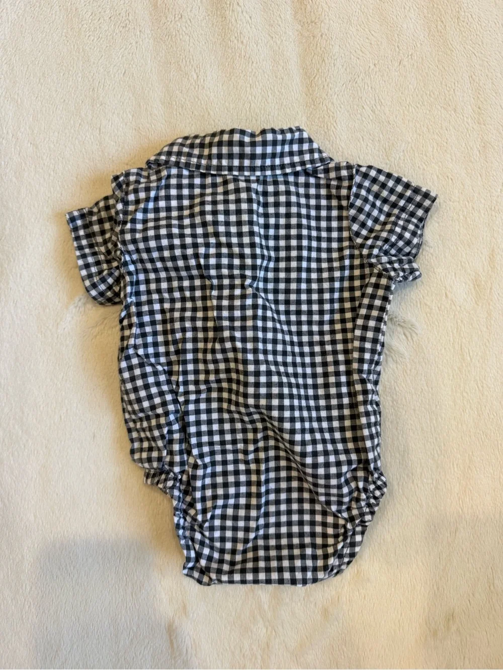 Cat & Jack Newborn Gingham Outfit